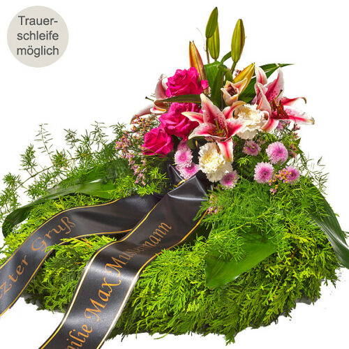 Blumen und Präsente von FloraPrima. Angebot "Trauerkranz mit rosa Lilien" ab 74.99 zzgl. Lieferung.