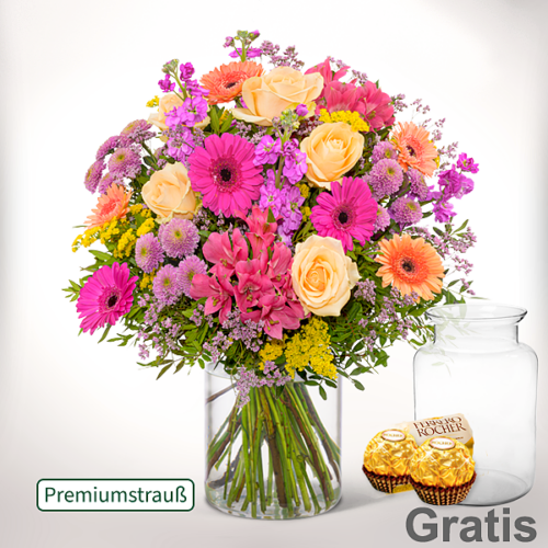 Blumen und Präsente von FloraPrima. Angebot "Premiumstrauß Mama" ab 62.99 zzgl. Lieferung.