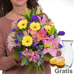 Blumen und Präsente von FloraPrima. Angebot "Blumenstrauß Glückspost" ab 32.99 zzgl. Lieferung.